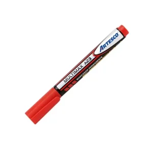 Plumón Indeleble ARTESCO MultiMax A 23 Rojo 12 und
