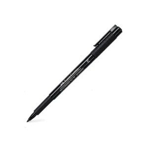Plumón Indeleble FABER CASTELL 421 M Negro 12 und