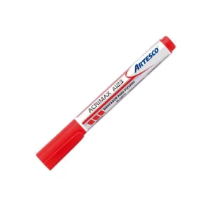 Plumón Para Pizarra ARTESCO Acrimax A 123 Rojo 12 und