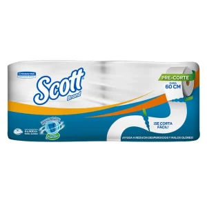 Papel Higiénico Jumbo SCOTT Blanco 400 mts x 4 und