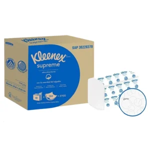 Papel Toalla Interfoliado KLEENEX Supreme Blanco 2H 150 und x 18 pqts