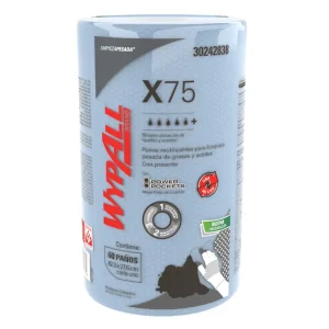 Paños Limpieza WYPALL X75 Azul 60 Paños