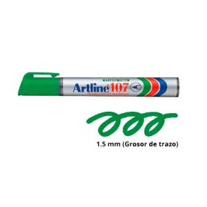 Plumón Indeleble ARTLINE 107 Verde 1.5 mm 12 und