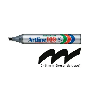 Plumón Indeleble ARTLINE 109 Negro 5 mm 12 und