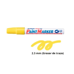 Plumón Indeleble ARTLINE 400 Amarillo 2.3 mm 12 und