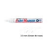 Plumón Indeleble ARTLINE 400 Blanco 2.3 mm 12 und