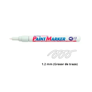 Plumón Indeleble ARTLINE 440 Blanco 1.2 mm 12 und