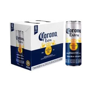 Cerveza CORONA Extra Lata 355 ml 6 und