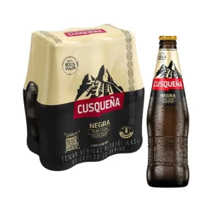 Cerveza CUSQUEÑA Negra 310 ml 6 und