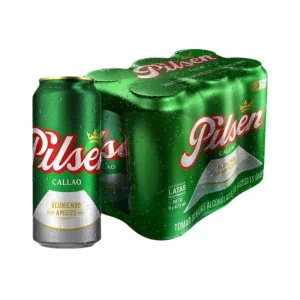 Cerveza PILSEN Lata 473 ml x 6 und