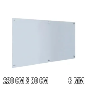 Pizarra De Vidrio Templado 8 mm 230cm x 80cm