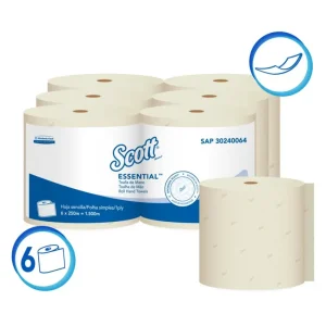 Papel Toalla Jumbo SCOTT Essential Natural 250 mts x 6 und