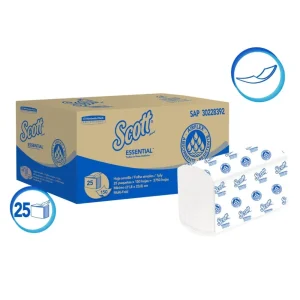 Papel Toalla Interfoliado SCOTT Essential Blanco 150 und x 25 pqts