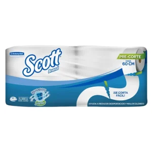 Papel Higiénico Jumbo SCOTT Blanco 2H 250 mts x 4 und
