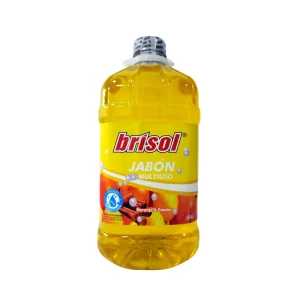 Jabón Líquido Antibacterial BRISOL Naranja y Canela 4 lts