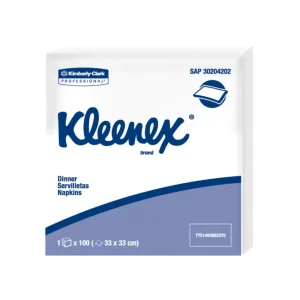 Servilleta KLEENEX Dinner Blanco 100 und x 10 pqtes