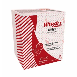 Paños Limpieza WYPALL X50 Rojo Doblados Liso 50 Paños x 8 pqts
