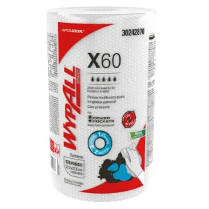 Paños Limpieza WYPALL X60 Blanco 176 Paños x 4 und