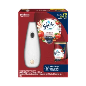 Ambientador Automático GLADE Completo Manzana y Canela 270 ml