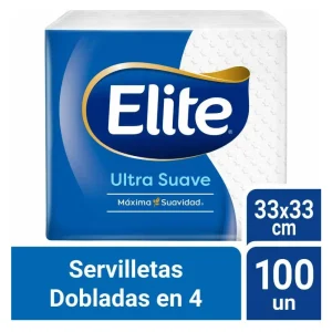 Servilleta ELITE Doblada En Cuatro 100 und