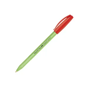Bolígrafo FABER CASTELL 031 Punta Fina Trilux Rojo 12 und