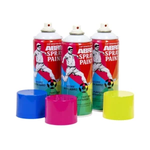 Pintura Spray ABRO Fluorescente 400 ml 12 und