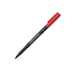 Plumón Indeleble FABER CASTELL 421 M Rojo 12 und