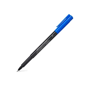 Plumón Indeleble FABER CASTELL 421 S Azul 12 und
