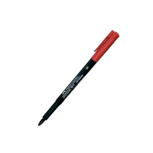 Plumón Indeleble FABER CASTELL 421 S Rojo 12 und