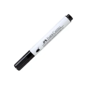 Plumón Para Pizarra FABER CASTELL 123 Negro 12 und