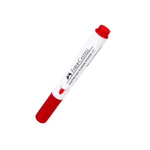 Plumón Para Pizarra FABER CASTELL 123 Rojo 12 und