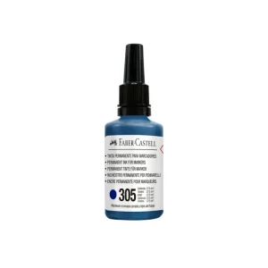 Tinta FABER CASTELL Plumón Pizarra 305 Azul 12 und