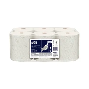 Papel Toalla Jumbo TORK Flujo Central Blanco 2H 120 mts x 6 und
