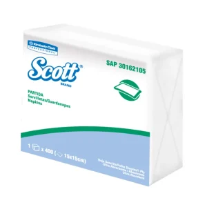 Servilleta SCOTT Cortada Blanco 400 und x 16 pqts