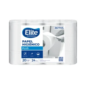 Papel Higienico ELITE Plus Blanco 20 mts x 24 und