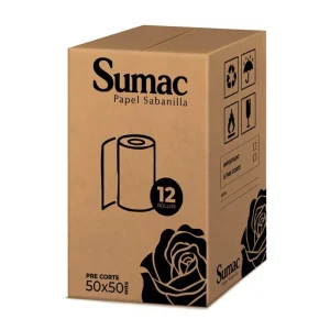 Papel Toalla Sabanilla SUMAC 50 cm x 50 mts x 12 und