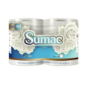 Papel Higienico Jumbo SUMAC Neutra Care Blanco 280 mts x 6 und