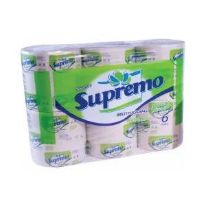 Papel Toalla Jumbo SUPREMO Natural 110 mts x 6 und