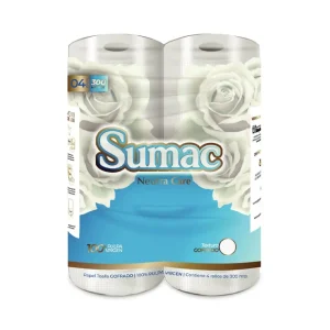 Papel Toalla Jumbo SUMAC Neutra Care Blanco 300 mts x 4 und