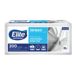 Papel Toalla Interfoliado ELITE Plus XL Blanco 2H 200 und