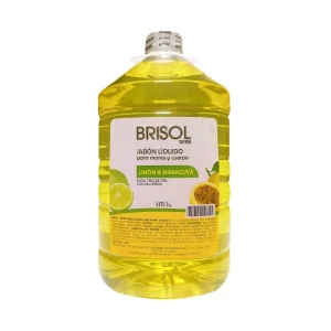 Jabón Líquido Dermo BRISOL Limón y Maracuya 5 lts