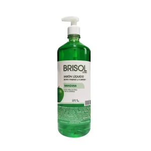 Jabón Líquido Dermo BRISOL Manzana 1 lt