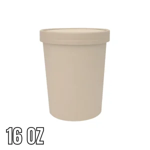 Bowl Bambú Sopero Tapa Bambú 16 Onz 500 und