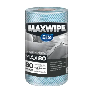 Paños Limpieza MAXWIPE Max80 Azul 80 Paños x 6 und