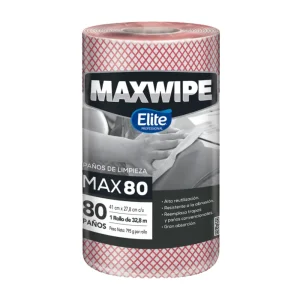 Paños Limpieza MAXWIPE Max80 Rojo 80 Paños x 6 und