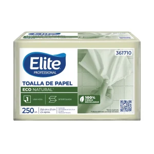 Papel Toalla Interfoliado ELITE Eco Natural 250 und
