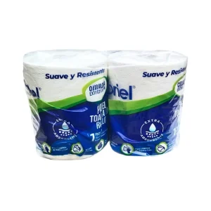 Papel Toalla Jumbo EBRIEL Blanco Individual 200 mts x 2 und