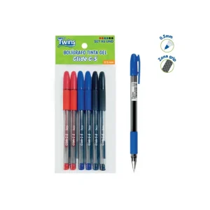 Bolígrafo TWINS Tinta Gel Glide G-5 6 und