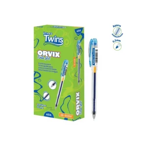 Bolígrafo TWINS Tinta Gel Orvix Azul 12 und