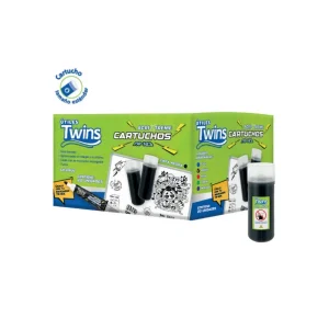 Cartucho de Tinta TWINS Repuesto Acri Xtreme Negro 20 und